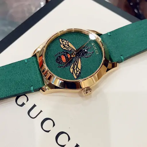 Đồng hồ Gucci ong xanh lá cao cấp